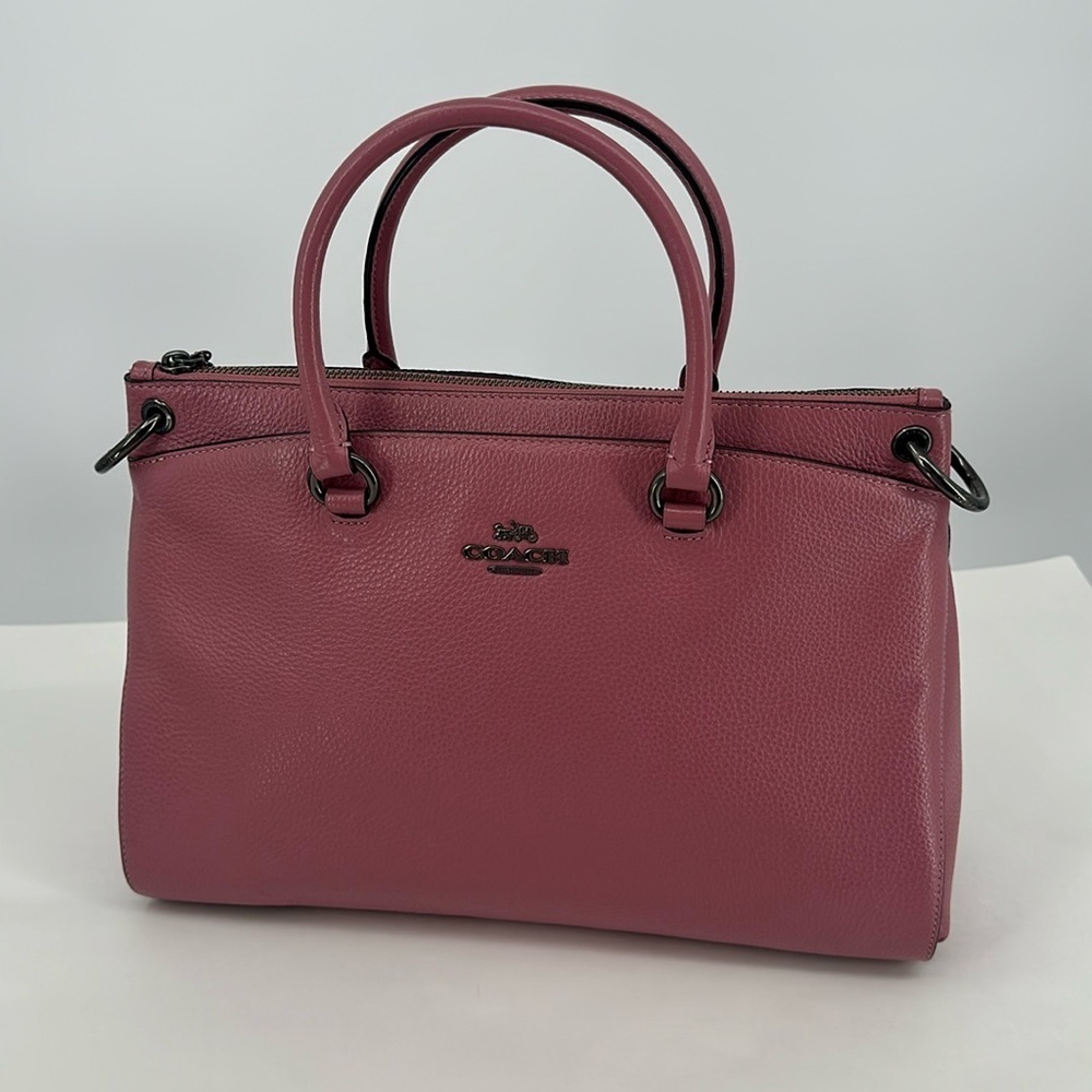 Lightly worn Pink Rose Coach Handbag/Crossbody
